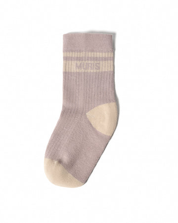 Barefoot striped socks - Malva -