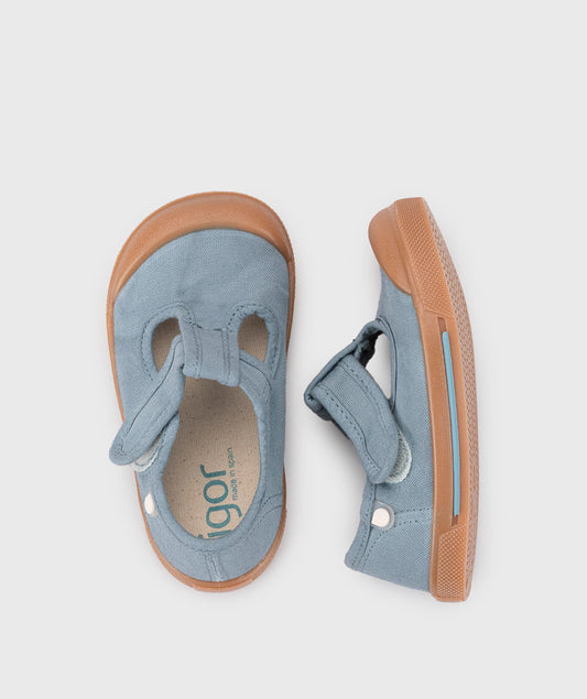 T~Bar WIDE Barefoot Sandals -Oceano
