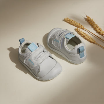 Teddy Soft Barefoot Sneakers - Blue -