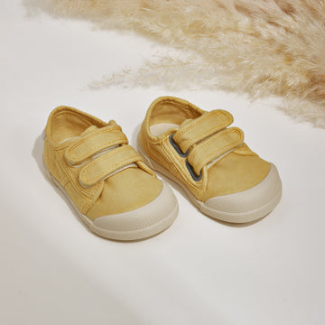 Canvas Barefoot Sneakers- Dijon
