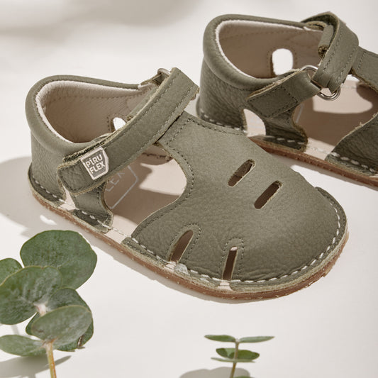 Piruflex Minimalist Sandals - Sage Green